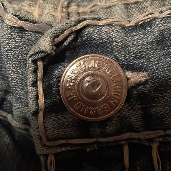 👖Vintage True Religion men's bleu jeans Size 38. - Picture 5 of 14